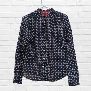 2/$25 Tommy Hilfiger Navy Button Shirt